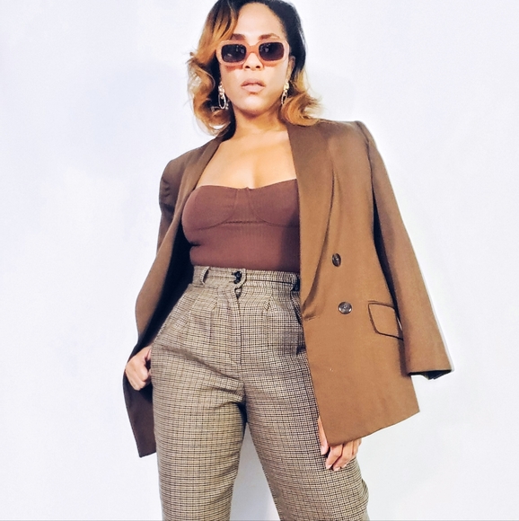 Casual Corner Chocolate Blazer - Picture 3 of 9